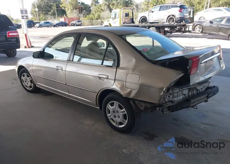 2002 Honda Civic Lx z USA, uszkodzony, nr VIN 2HGES16552H565286